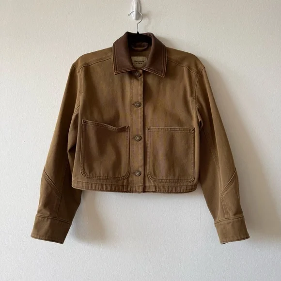 Abercrombie & Fitch Short Twill Barn Jacket - Picture 1 of 5